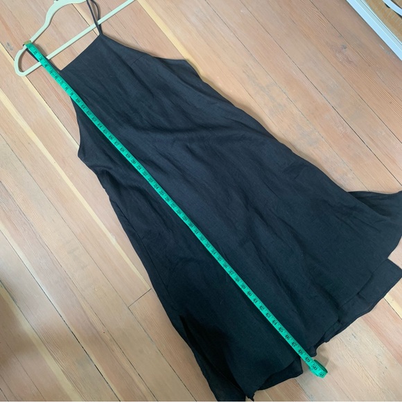Par En Par Black Isla Linen Slip Dress - Picture 11 of 12